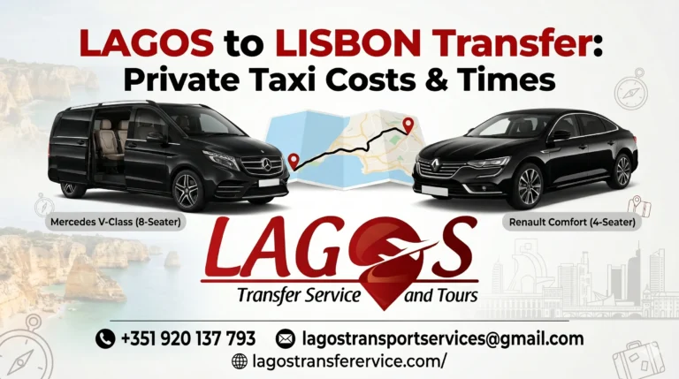 Lagos to Lisbon Transfer: Private Taxi Costs & Times
