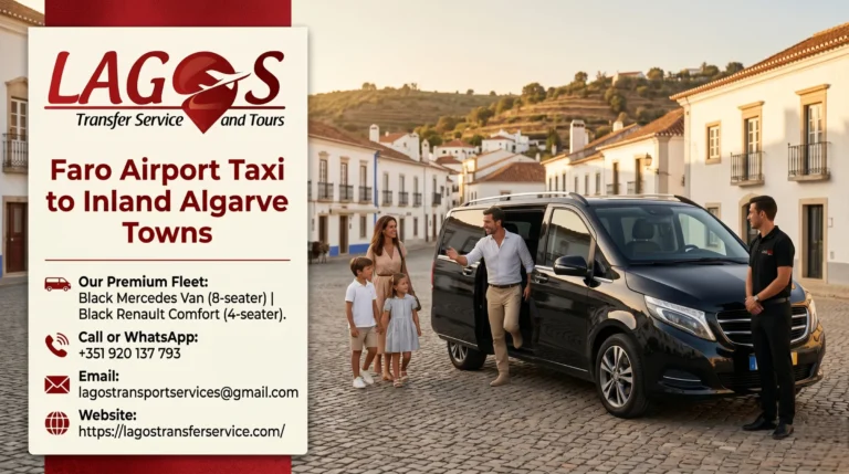 Faro Airport Taxi to Inland Algarve Towns