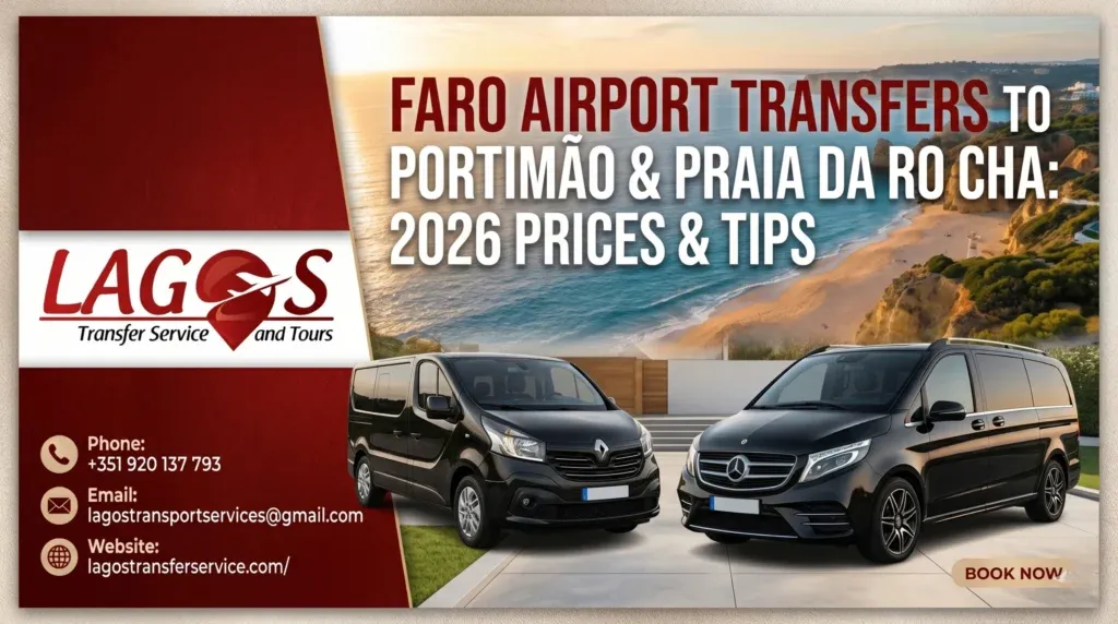 Faro Airport Transfers to Portimão & Praia da Rocha: 2026 Prices & Tips