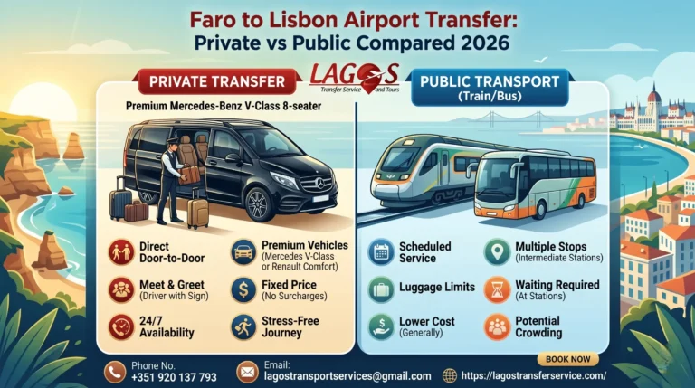 Faro to Lisbon Airport Transfer: Private vs Public Compared 2026