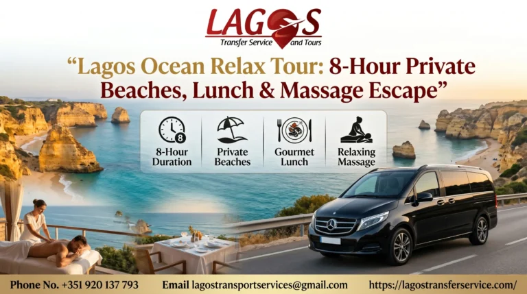 Lagos Ocean Relax Tour: 8-Hour Private Beaches, Lunch & Massage Escape