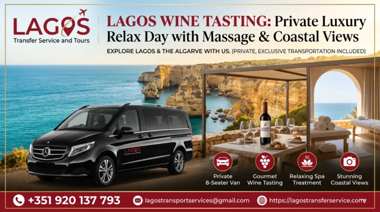 Lagos Wine Tasting: Private Luxury Relax Day with Massage & Coastal Views