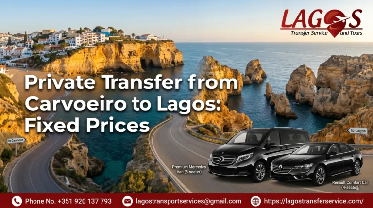 Private Transfer from Carvoeiro to Lagos: Fixed Prices