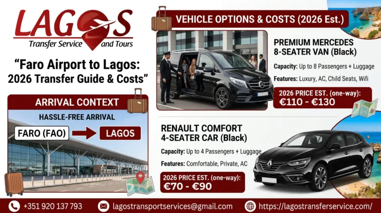 Faro Airport to Lagos: 2026 Transfer Guide & Costs