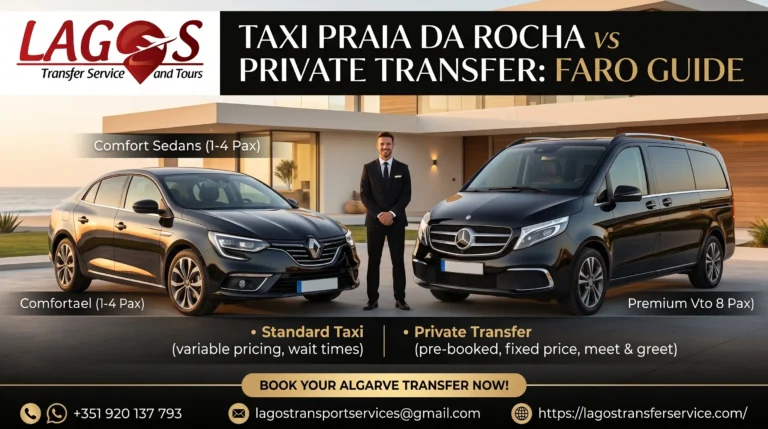 Taxi Praia da Rocha vs Private Transfer: Faro Guide