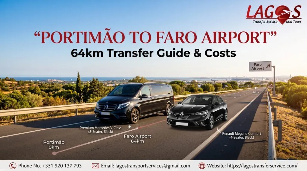 Portimão to Faro Airport: 64km Transfer Guide & Costs