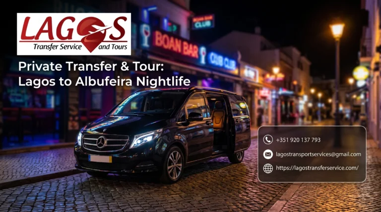 Private Transfer & Tour: Lagos to Albufeira Nightlife