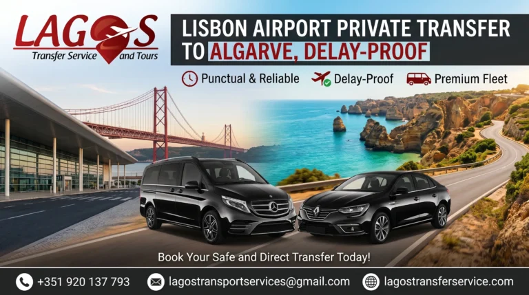 Lisbon Airport Private Transfer to Algarve, Delay-Proof
