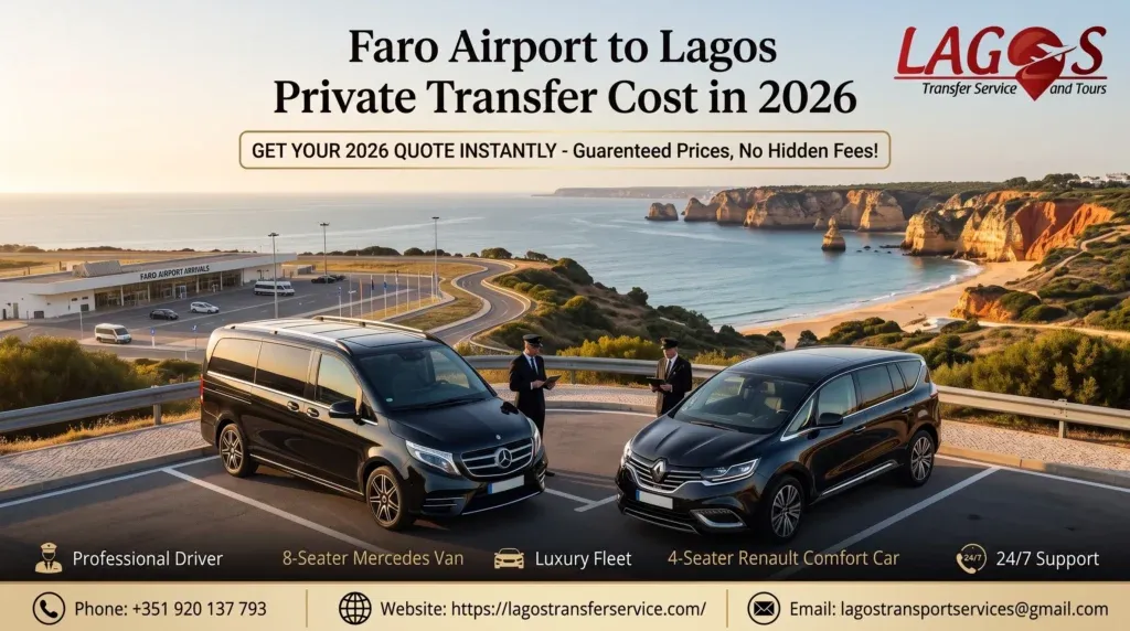 Faro Airport to Lagos Private Transfer Cost in 2026